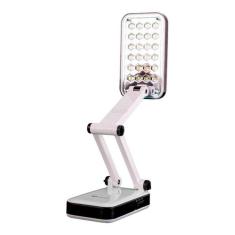 Luminária de Mesa Recarregável Articulável Abajur 24 LEDs
