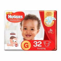 FRALDA HUGGIES SUPREME CARE MEGA G - 32 unidades