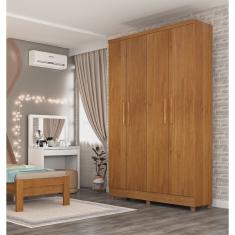 Guarda Roupa Solteiro 4 Portas 2 Gavetas Amsterdam