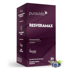 Resveramax 30 Cápsulas Resveratrol 147mg Puravida - Pura Vida