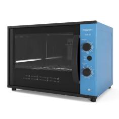 Forno Fogatti Elétrico Bancada Top 60 Litros, Azul, 220V