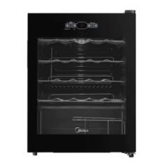 Adega de Vinhos Midea Inverter para 24 Garrafas com até 18C - MDRW110FGGGL3