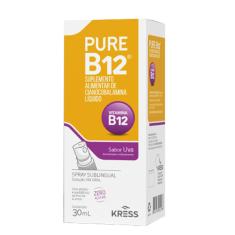 Pure B12 Spray de Vitamina B12 Sabor Uva 30ml Kress 