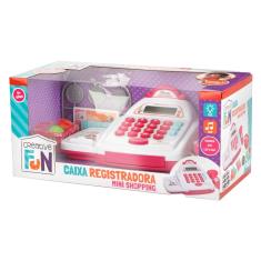 Caixa Registradora Mini Shopping Creative Fun Rosa - Multikids BR1182