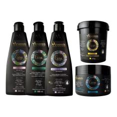 Kit Arvensis Cachos Naturais Ondulados + Mascara 2X1 450G