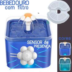 Bebedouro Pet Fonte Filtro Com Sensor 2 Litros Cães Gatos