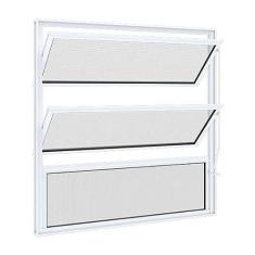 Janela Basculante sem Grade Riobras Alumínio 60cmx60cm Branco