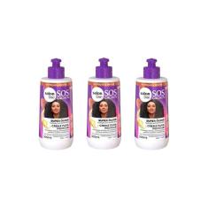 Creme Pentear Salon Line 300Ml Sos Super Óleo Nutritivo- 3Un
