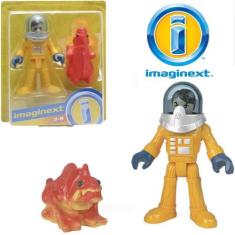 Boneco Imaginext Astronauta E Alien Basico Mattel Gbf47