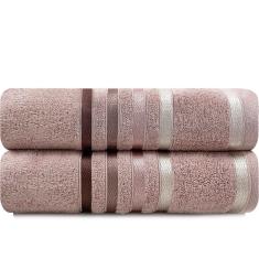 Jogo de Toalhas 2 Peças Banhão Gigante Fio Penteado Lumina Karsten