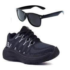 Tenis Infantil De Amarrar Meninos Leve Desenhos LIGHT + Oculos - CALCA
