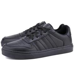 Tênis Casual em Couro Masculino Mr. Gutt Branco, Preto, Mulher, 37