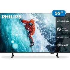 Smart TV Philips 55 Polegadas 4K LED 55PUG7300/7 Titan Os Preto Bivolt