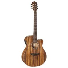 Violão Elétrico Hma285 Stnt Mini Jumbo Hofma Satin Natural
