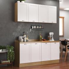 Armário De Cozinha Completo Ditália Denver 4 Pcs Rv/br D7