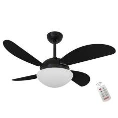 Ventilador Air Preto 220V e Controle Remoto - Mais de Casa, 220V