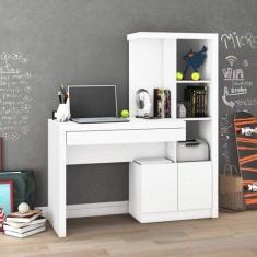 Escrivaninha com Estante 2 Portas 1 Gaveta Me4143 - Tecno Mobili