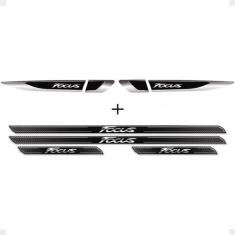 Adesivo Aplique Lateral Compatível Focus + Soleira Protetora - SPORTIN