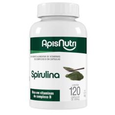 Spirulina 500mg 120 Cáps - ApisNutri