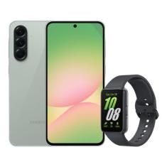 A56 5G (128GB) - Verde + Galaxy Fit3 - Grafite - Samsung, Verde