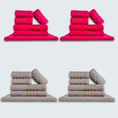 Jogo De Toalhas 24 Pçs Coleção Dubai 100% Algodão Rs+cz