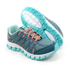 Tenis adulto feminino na  envio rapido lest-25 - LET-S, Verde agua