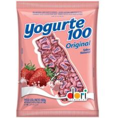 Bala Yogurte 100 Morango 600G - Dori