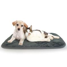 Cama de gato auto-aquecida interior/exterior super macia auto-aquecimento tapete para animais de estimação lavável almofada térmica para gatos e cães..