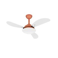 Ventilador Teto Fly 3 Pás Cobre Sala Silencioso Ventax 110V