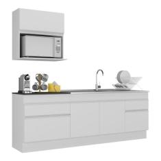 Armário de Cozinha Compacta com Rodapé Veneza Multimóveis MP2110.891 B