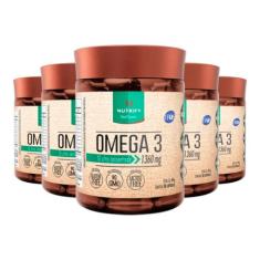 Kit 5 Ômega 3 TG Ultra Nutrify 60 Cápsulas