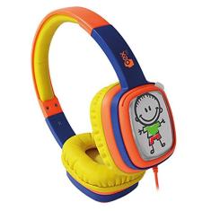 HP302 HEADPHONE CARTOON: DIY, OEX, Microfones e fones de ouvido, Laranja, Azul e Amarelo