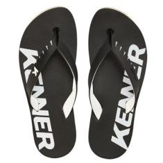 Chinelo Sandália Kenner Red Preto e Branco-Masculino