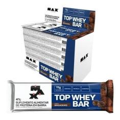 Top Whey Bar (Caixa c/ 12un de 41g) Max Titanium-Unissex