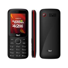 Celular Red Mobile Mega Ii M010g Dual Chip 32Mb - 2G Rádio Fm Bluetoot