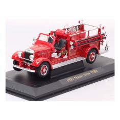 Miniatura Caminhão Bombeiro Mack Type 75Bx 1935 Escala 1/43