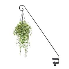 2 Pçs Estendido Cerca Deck Gancho Ferroviário Gancho Resistente Alimentador de Pássaros Gancho Ajustável para Alimentadores de Pássaros Plantadores Lanternas Sinos de