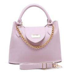 Bolsa Média Feminina Detalhes De Corrente Com Alça Transversal E Divis