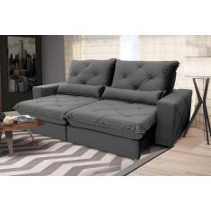 Sofá Reclinável 3 Lugares 230 Cm Nebraska - Hellen Estofados