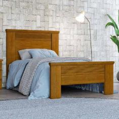 Cama Solteiro com Aplique Frisado - Paolo 900- Móveis Bettio