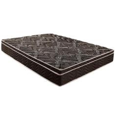 Colchão Espuma Pasquale Euro Pillow Black Queen D28 158x198x25cm Paropas