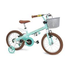 Bicicleta Infantil Aro 16 Nathor Antonella Verde