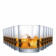 Jogo de Copos de Vidro Prestige On The Rocks Whisky 340ml 12 Pcs Ruvol