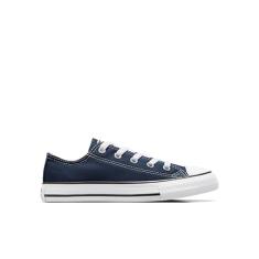 Converse Tênis unissex Chuck Taylor All Star de lona cano baixo, tamanho 40, Azul marino, 10 Toddler