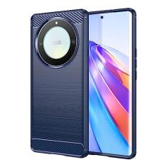 Capa de celular para Honor X9A, fibra de carbono refinada, anti-queda, anti-impressões digitais, proteção total