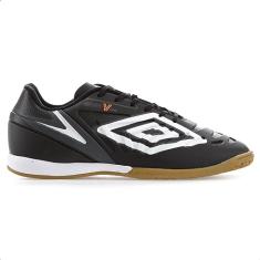 Chuteira Umbro Futsal Sala V Club Preto e Branco - Masculino -