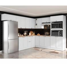 Cozinha Completa 10 Peças 17 Portas 2 Gavetas com Torre Quente Unna Ye