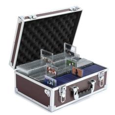 HEWEI WORKS Estojos de cartões colecionáveis (café)