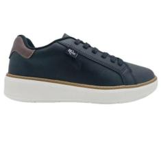 Tenis Masculino Casual BRsport com Cadarço Solado Eleva 4 cm-Masculino
