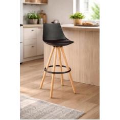 Banqueta Alta com Encosto Polipropileno Lorena - Versi